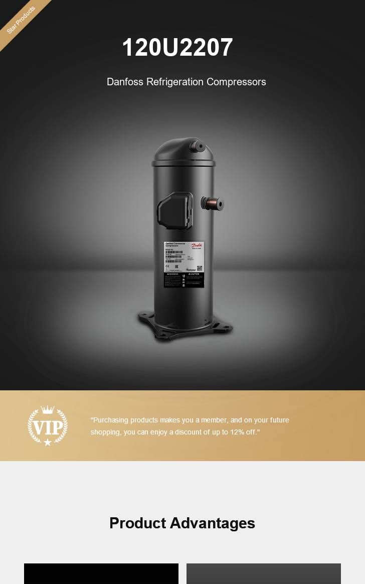 Danfoss Compressor 120U2207, technical parameters pdf, structure diagram